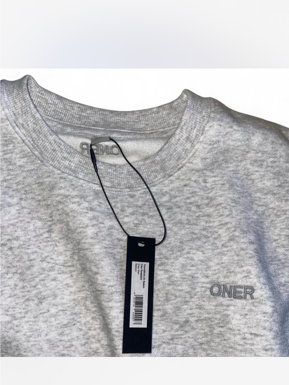 ONER Light Gray Crewneck Sweatshirt